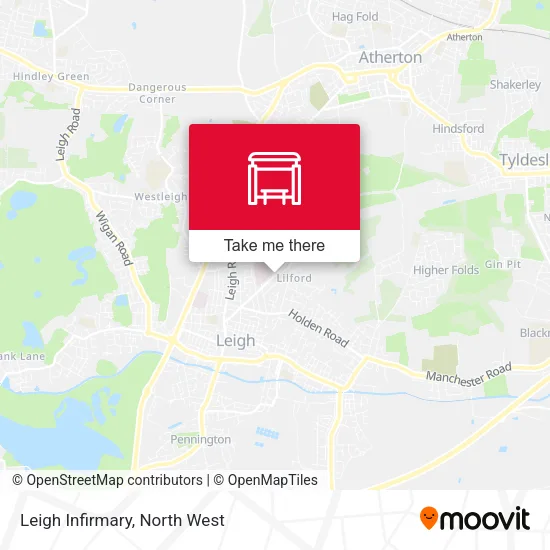 Leigh Infirmary map