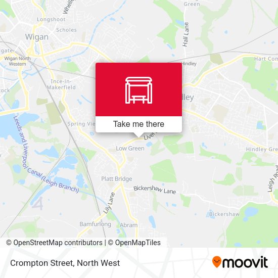Crompton Street map