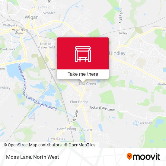 Moss Lane map