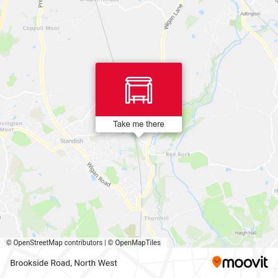 Brookside Road map