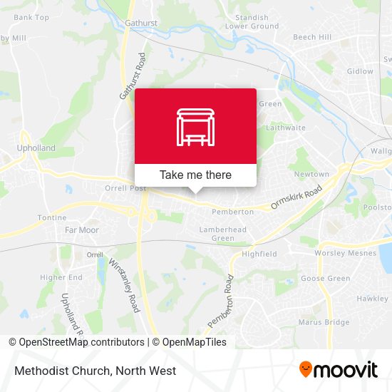Methodist Church map