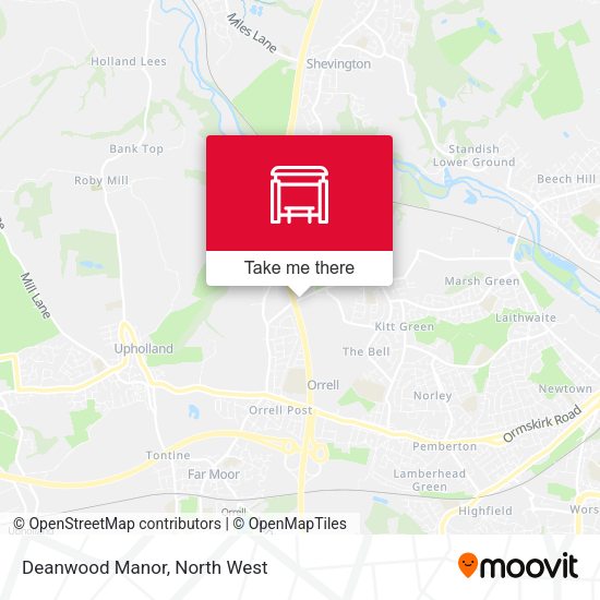 Deanwood Manor map