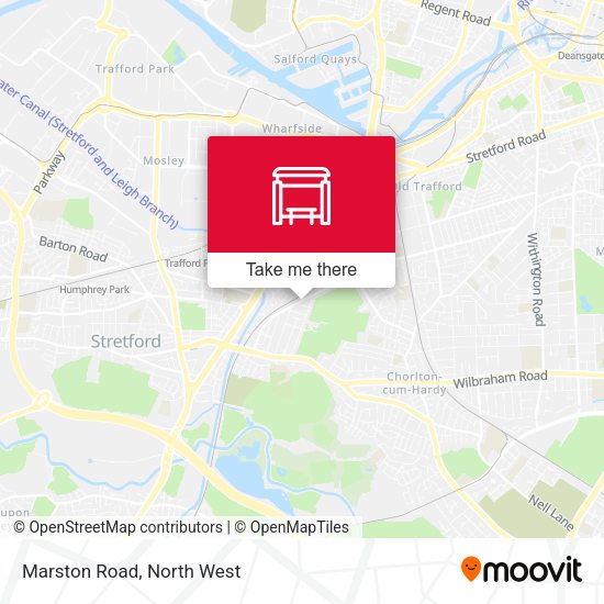 Marston Road map