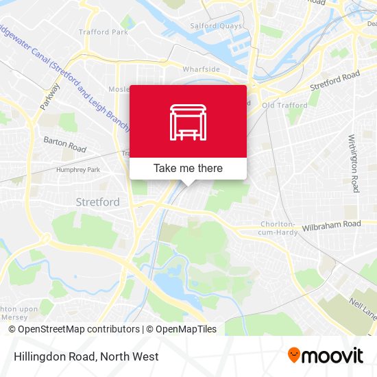 Hillingdon Road map