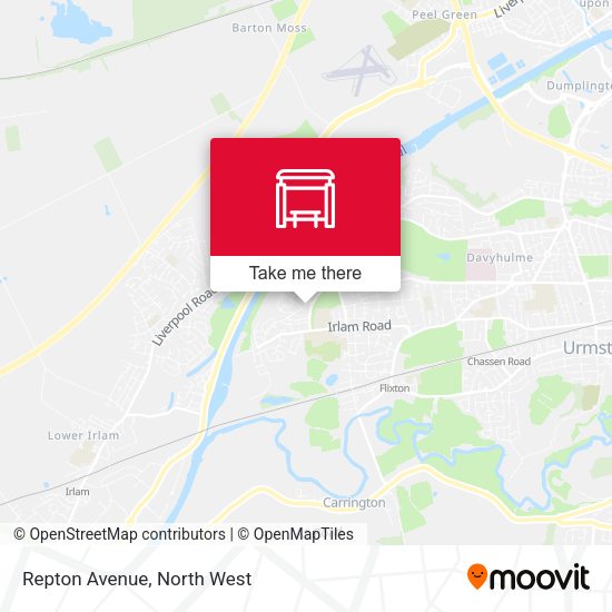 Repton Avenue map