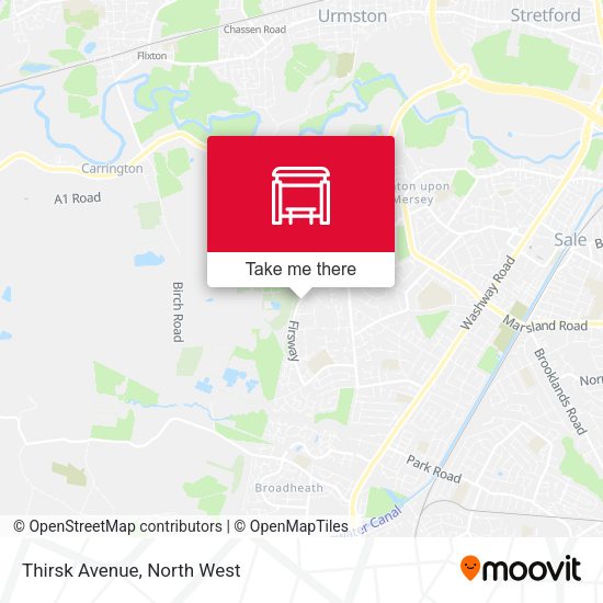 Thirsk Avenue map