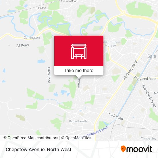 Chepstow Avenue map