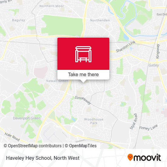 Haveley Hey School map