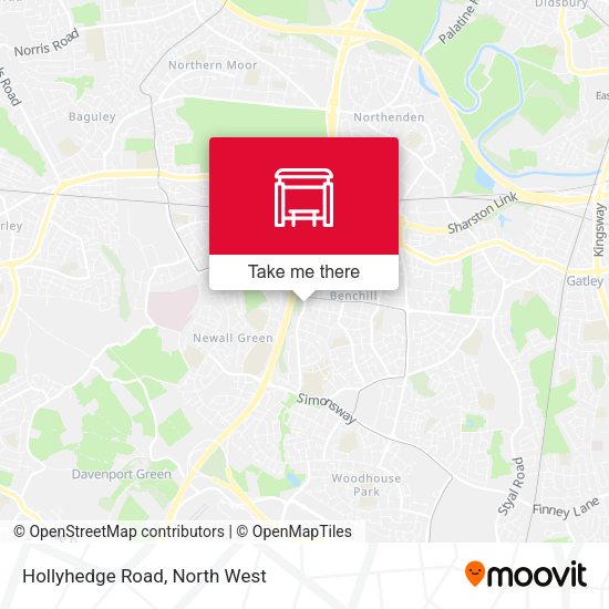 Hollyhedge Road map