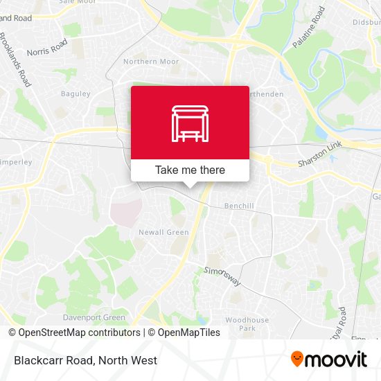 Blackcarr Road map