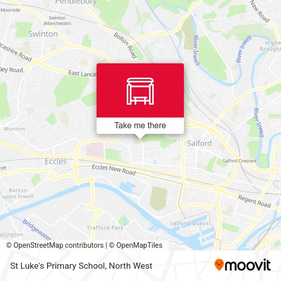 St Luke's Primary School map