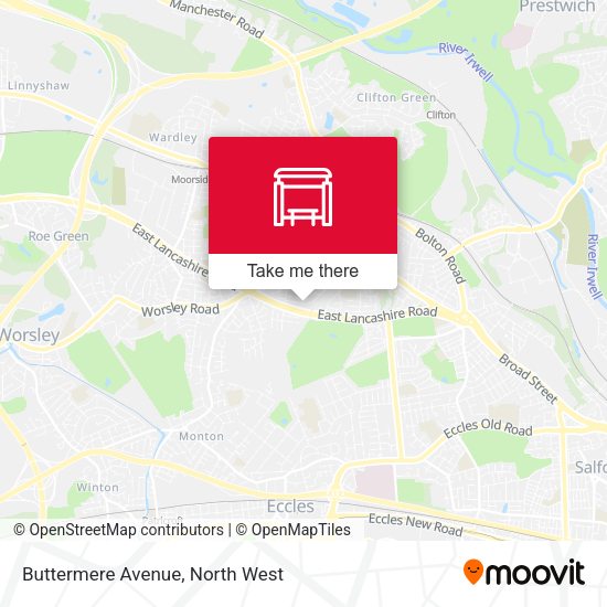 Buttermere Avenue map