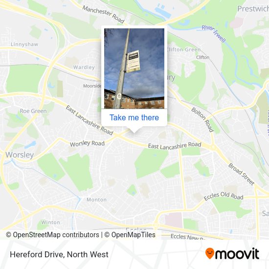 Hereford Drive map
