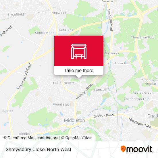 Shrewsbury Close map