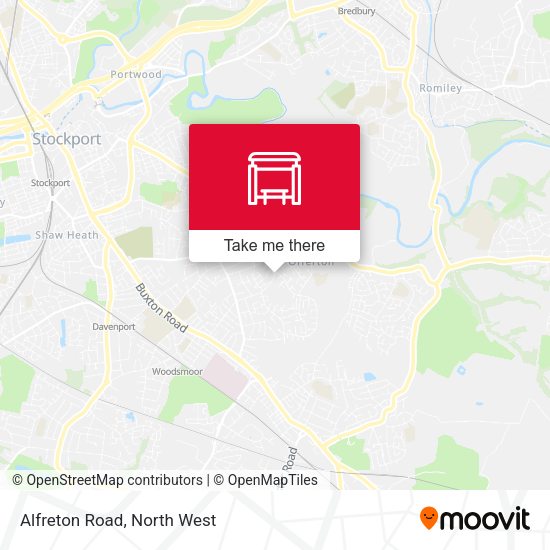 Alfreton Road map