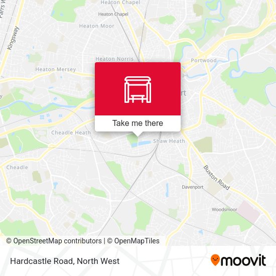 Hardcastle Road map