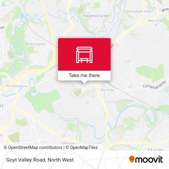 Goyt Valley Road map