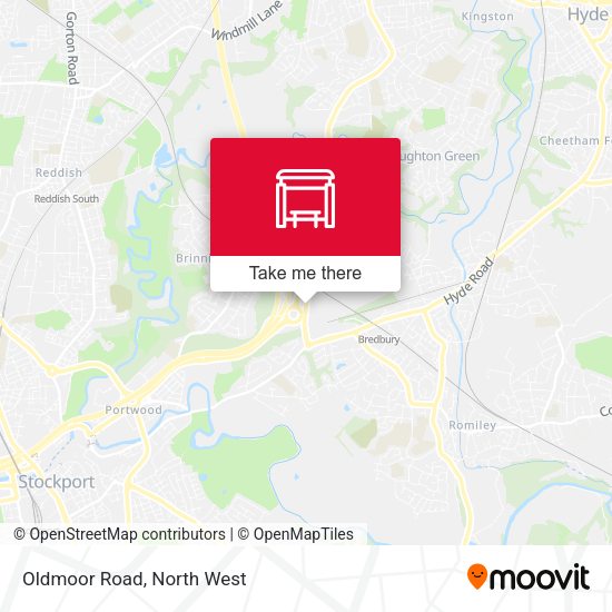 Oldmoor Road map