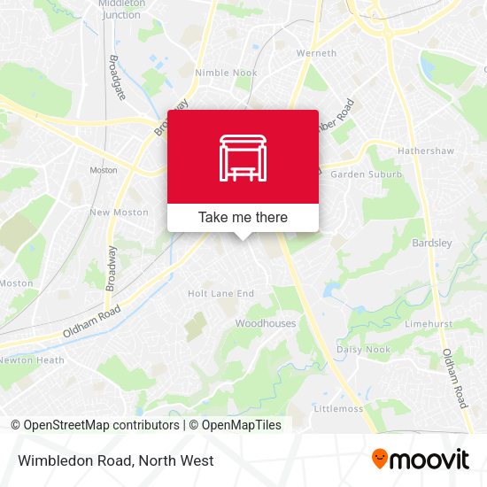 Wimbledon Road map