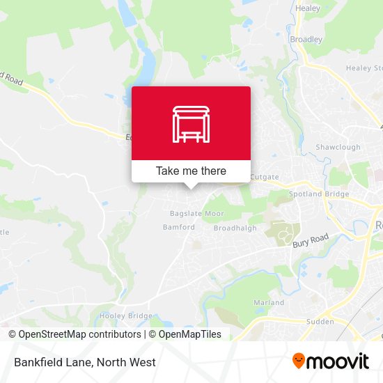 Bankfield Lane map
