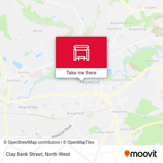 Clay Bank Street map