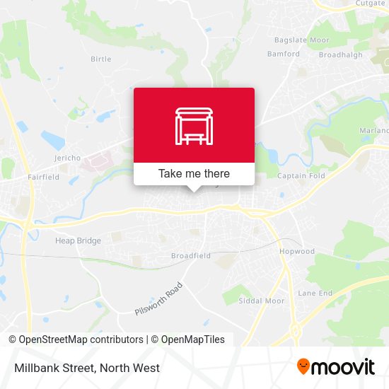 Millbank Street map
