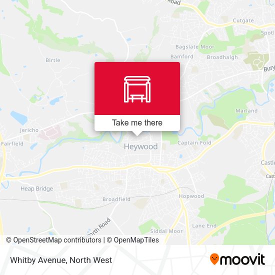 Whitby Avenue map