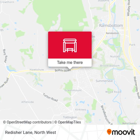 Redisher Lane map