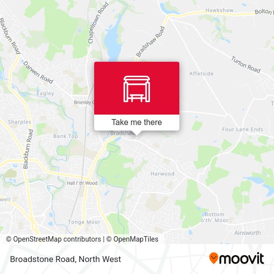 Broadstone Road map