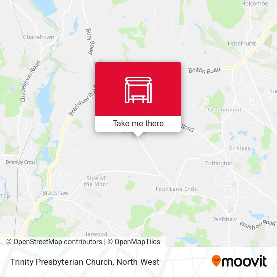 Trinity Presbyterian Church map