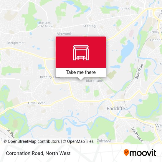 Coronation Road map