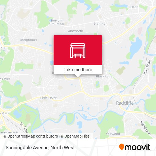 Sunningdale Avenue map