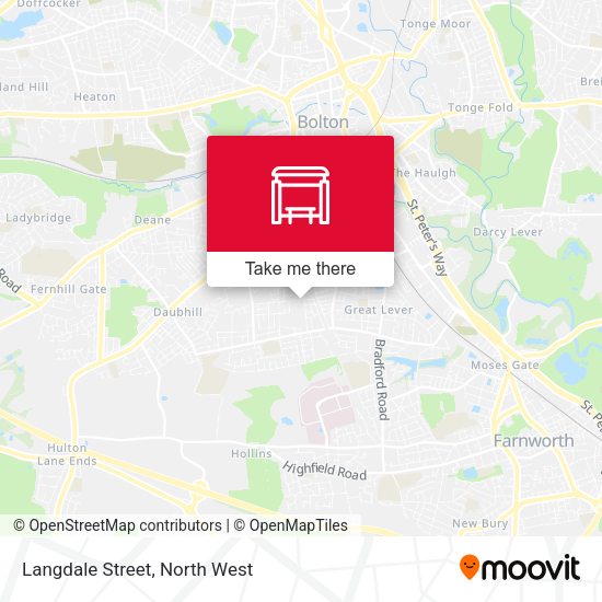 Langdale Street map
