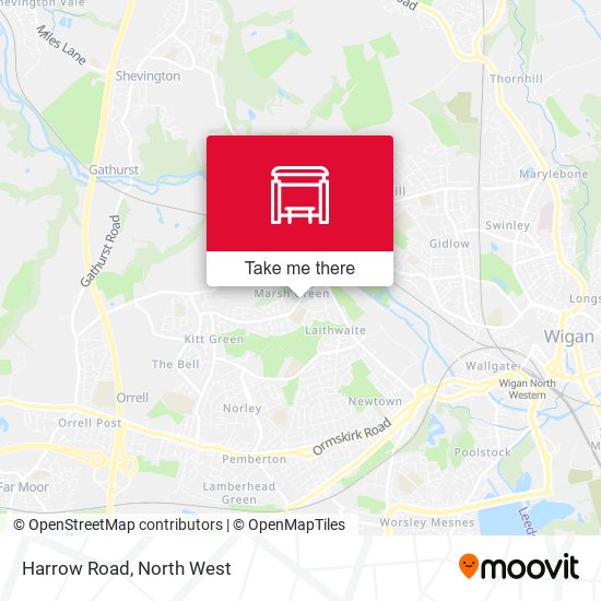 Harrow Road map