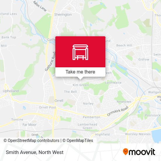 Smith Avenue map
