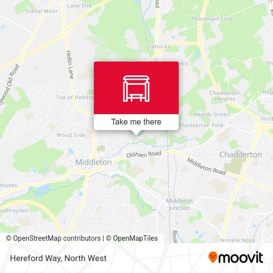 Hereford Way map