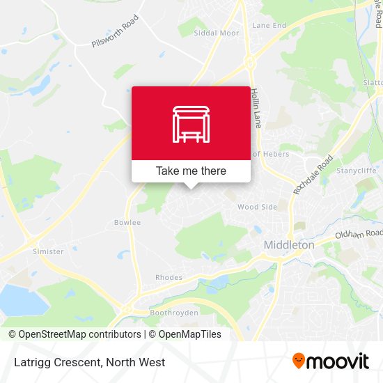 Latrigg Crescent map