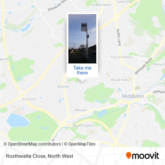 Rosthwaite Close map