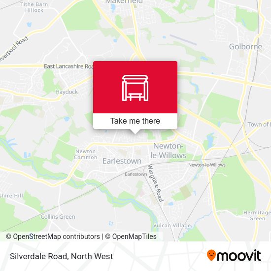 Silverdale Road map