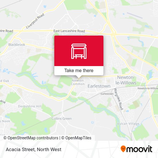 Acacia Street map