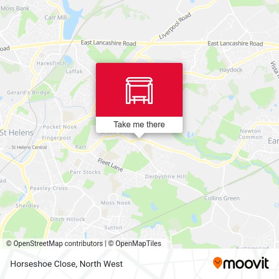 Horseshoe Close map