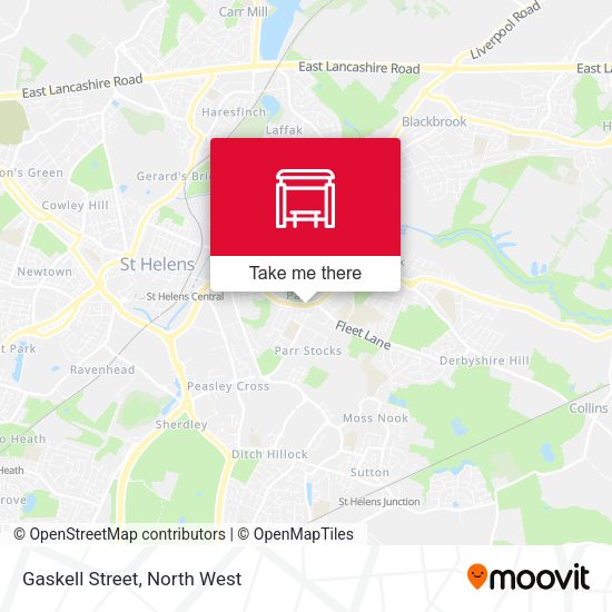Gaskell Street map