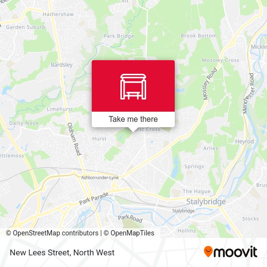 New Lees Street map