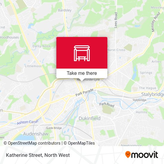 Katherine Street map
