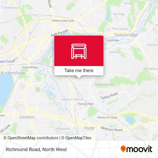 Richmond Road map