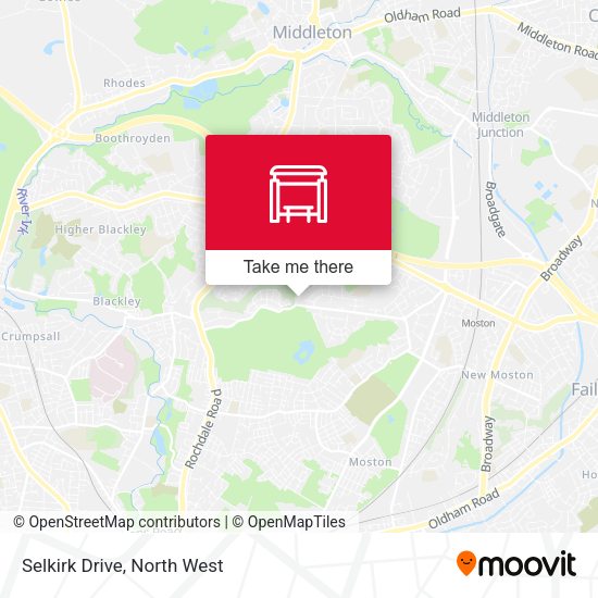 Selkirk Drive map