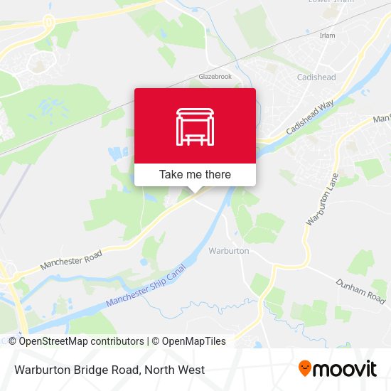 Warburton Bridge Road map