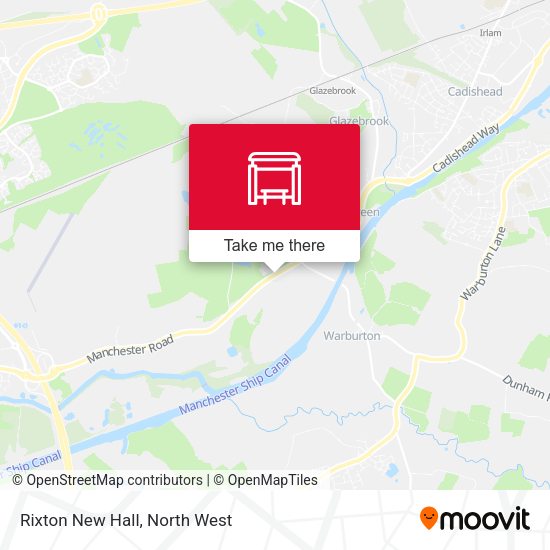 Rixton New Hall map