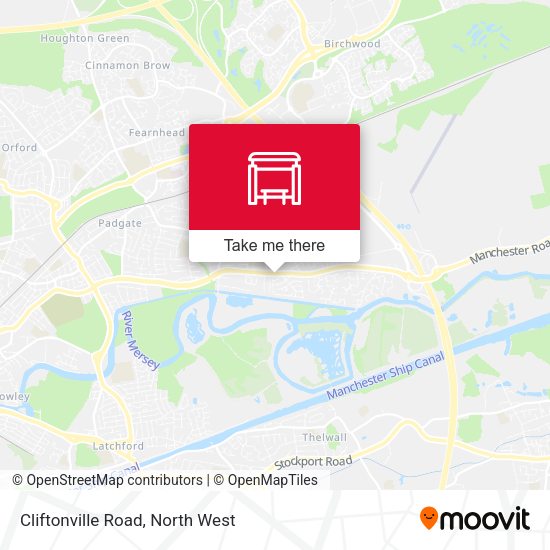 Cliftonville Road map