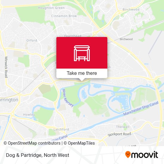 Dog & Partridge map